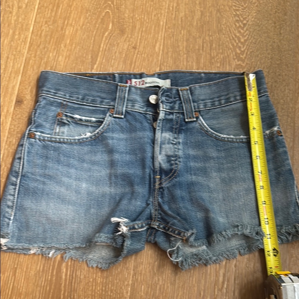 Levi's Blue Jean Shorts Distressed Cut-Offs